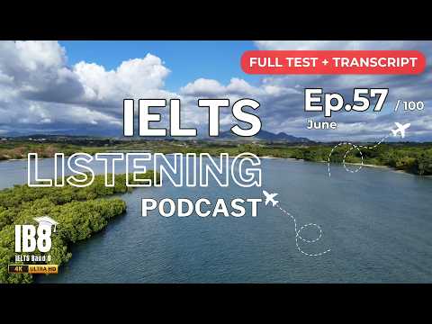 IELTS Listening Podcast Ep 57 Practice Test | Daily English Conversation & ASMR #ib8