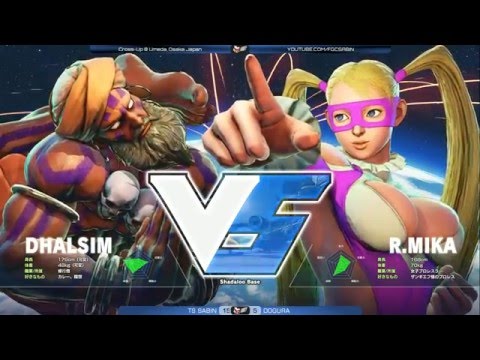 SF5 @ Cross Up - TS Sabin (Dhalsim) vs Mamespider (R. Mika)