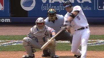 MON@NYM: Wright doubles for his first MLB hit