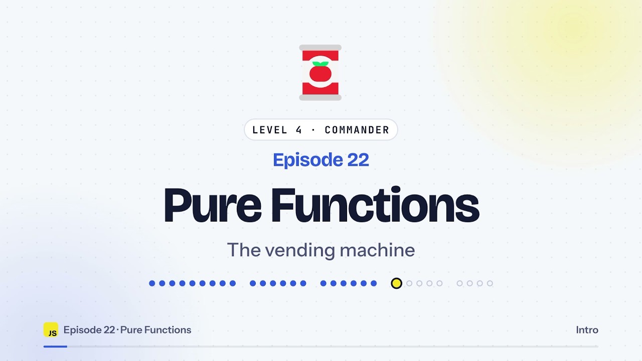Pure Functions & Immutability in JavaScript - YouTube