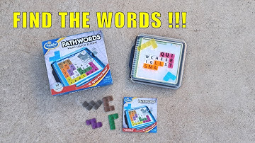 How To Play Pathwords From ThinkFun