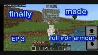 finally made full iron armourpart3#minecraft#bbs#gaming#viral#roblox#minecraftnoobvsprovshackervsgod