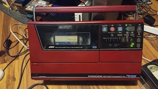 Mitsubishi HV-34T Fantas Portable VCR from 1984!