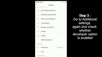 How to enable developer option in Redmi Note 3
