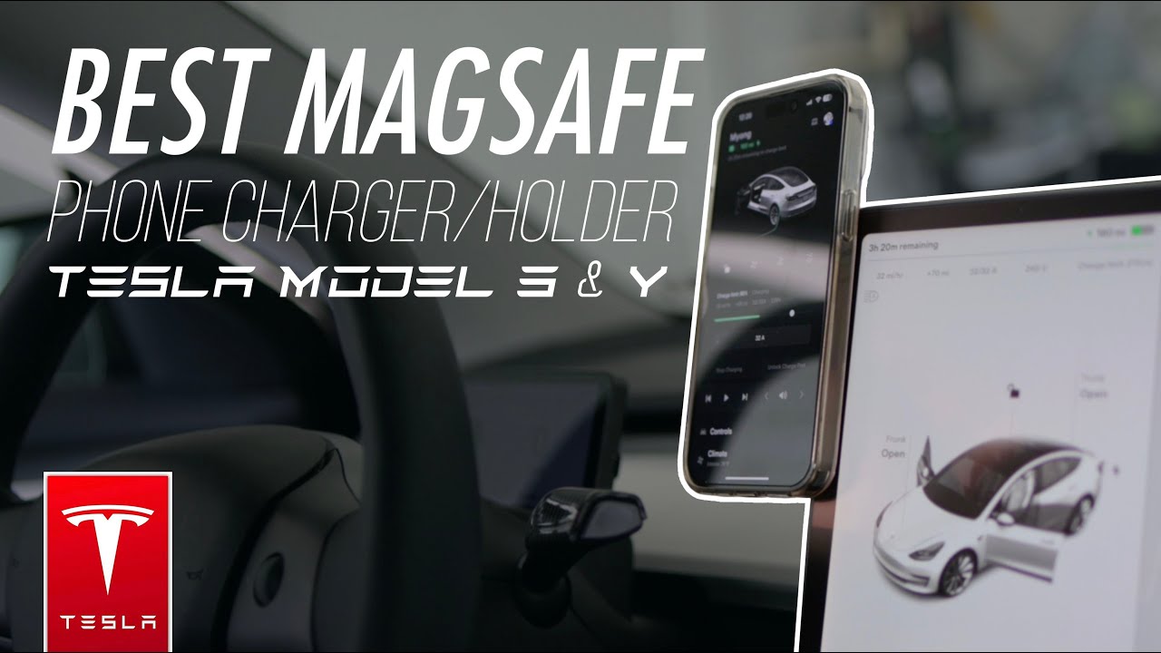 Best Magsafe Phone Charger & Holder for Tesla Model 3 & Y #2023 