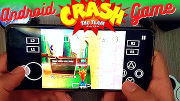 Crash Tag Team Racing PS2 Emulator Android Gameplay - Aether SX2 APK - Crash Tag Team Mobile 2022