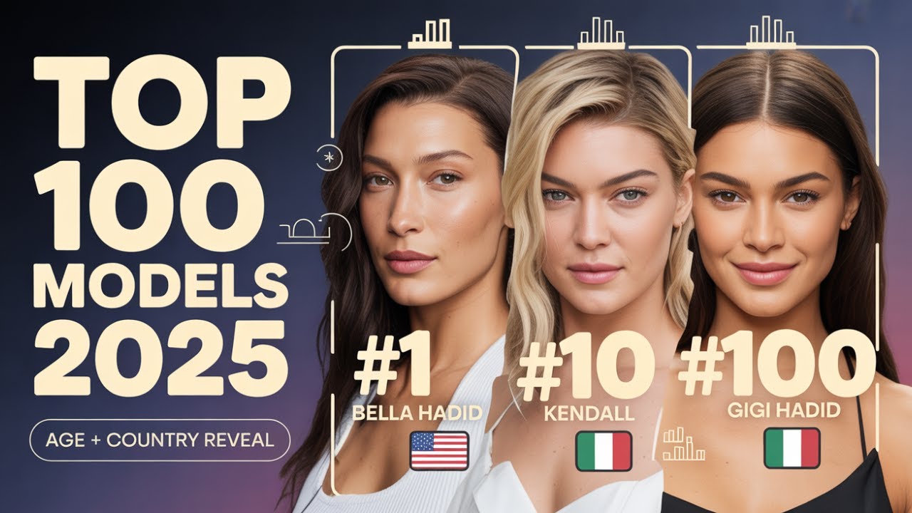 Comparison Top 100 Female Models Ranking Reveal 2025 List Youtube 