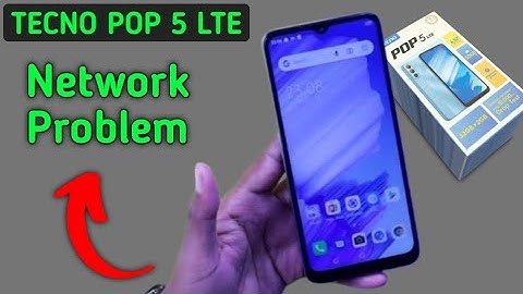 Tecno Pop 5 LTE network problem kaise solve kare, how to solve internet problem in tecno, network is