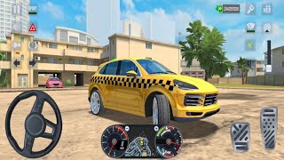 🚖🔥 Porsche Cayenne Taxi in Taxi Car Simulator EVO | Luxury SUV Gameplay | Realistic Driving 🇩🇪👑 screenshot 2