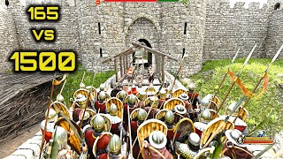 Castle Defense Fail with 165 Men Army - Mount&Blade II Bannerlord