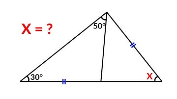 Find the angle X | A Nice Geometry Problem | 2 Methods