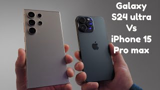 GALAXY S24 ULTRA VS IPHONE 15 PRO MAX ESTE ES EL TELEFONO DEFINITIVO