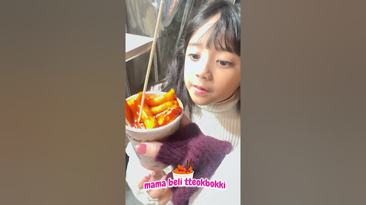SAMANTHA KEPEDESAN MAKAN JAJANAN KOREA #samantha #viral #korea