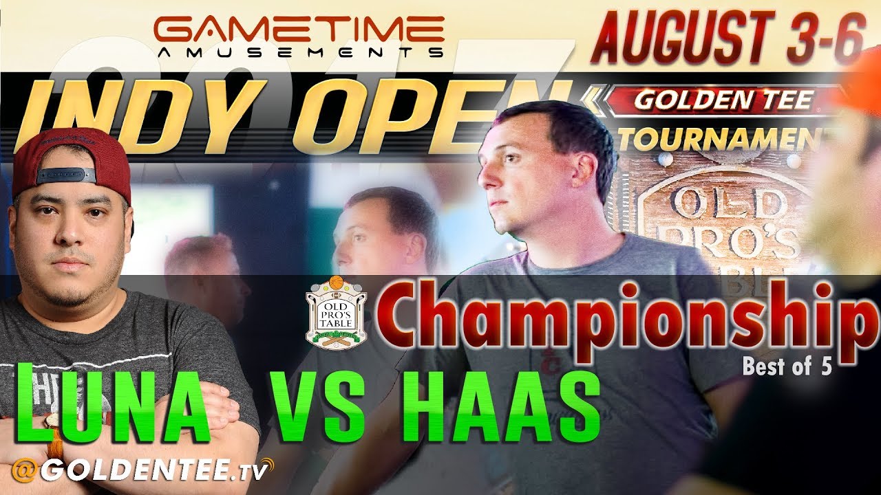 GTTV - 2017 Indy Open Finals Paul Luna vs. Andy Haas - Golden Tee Golf 2017