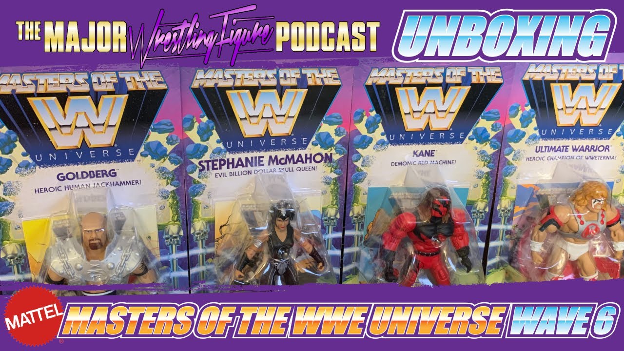 Unboxing WWE Masters of the Universe Wave 6 - w/ Robert from Mattel!