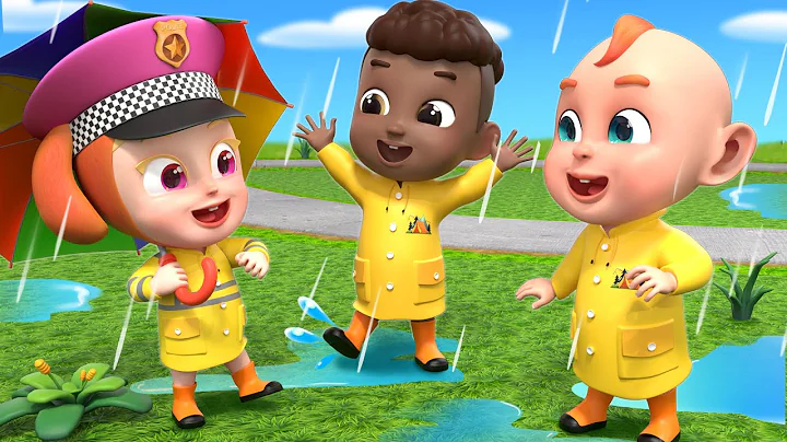 Safety On a Rainy Day | Yes Yes Playground + Play Safe Song | Rosoo Nursery Rhymes & Kids Songs