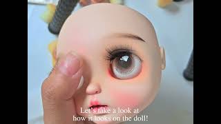 Tutorial about making Blythe eyechips with ToastDoll 3D eyechips base and UV resin. #blythe 