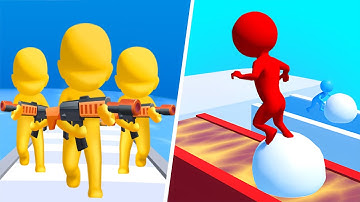 Gun Clash 3D 🆚 Snow Race Walkthrough Android IOS Max Gameplay UR12