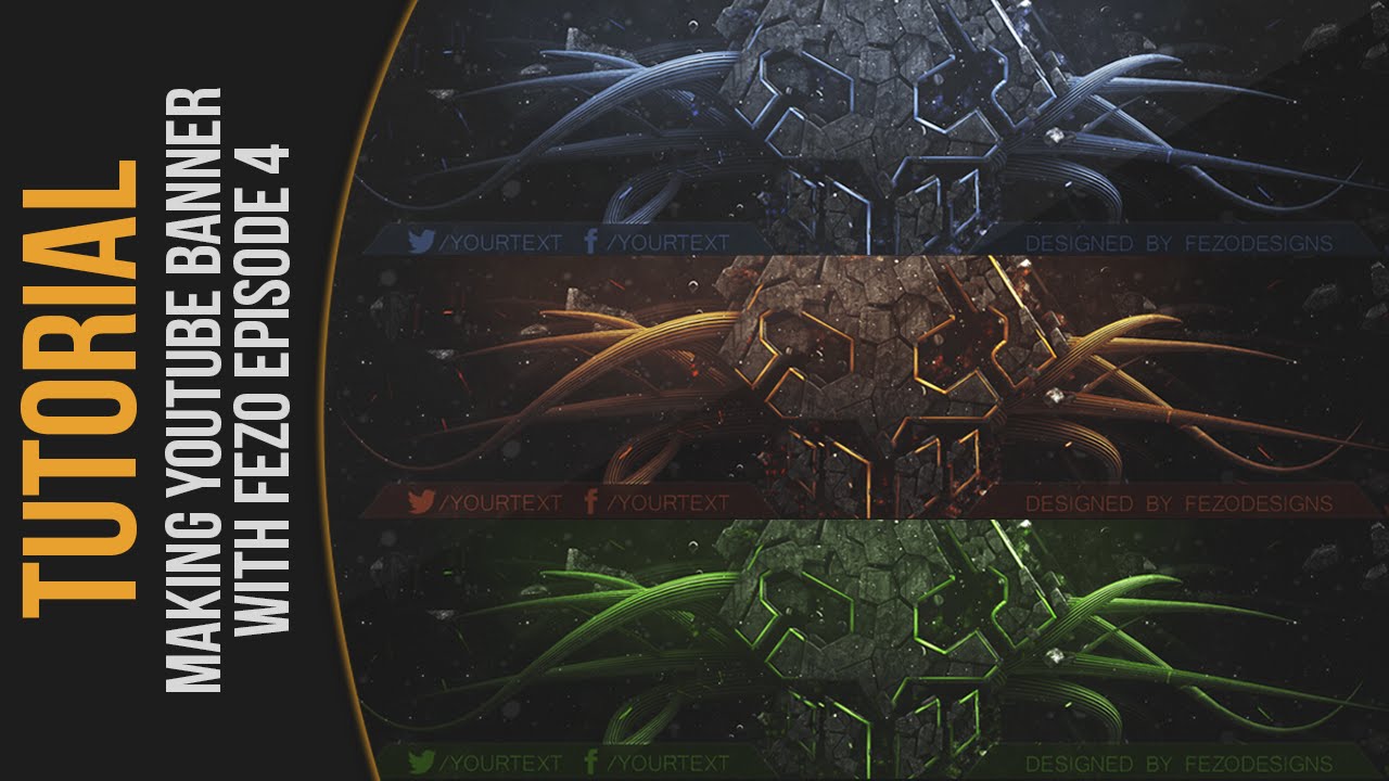 making a banner for youtube