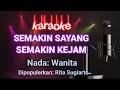 Semakin Sayang Semakin Kejam Karaoke-Rita Sugiarto