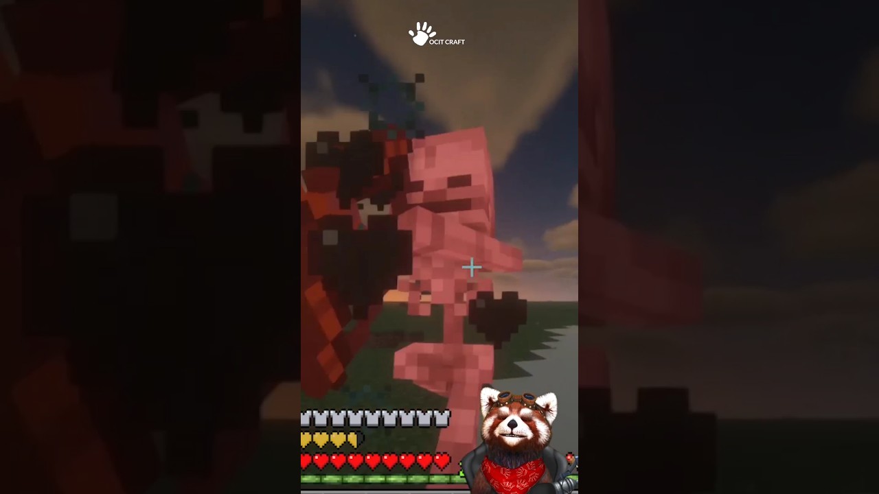 Minecraft Melawan Skeleton #shorts #minecraft #shortsvideo #short