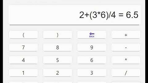 Calculator with Python