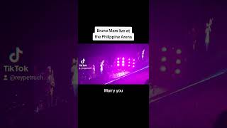 @brunomars  - Marry You live at the Philippine Arena