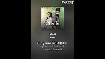 Sabba Challa MP3 Song 