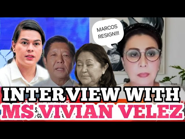 AN INTERVIEW WITH MS VIVIAN VELEZ II MARCOS RESIGN MOVEMENT CONVENOR class=