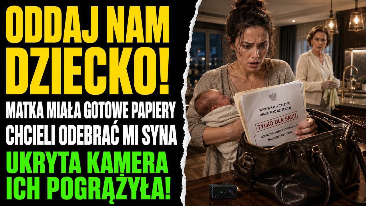 Znalazłam dokumenty w torebce własnej matki, kiedy myślała, że śpię na górze. Leżały tam, otwarte, na moim stole w jadalni – wniosek o odebranie mi praw rodzicielskich, podpisany przez mojego...