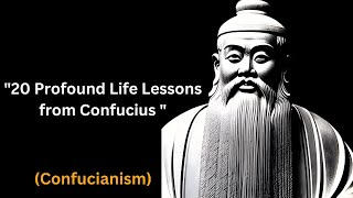 20 Profound Life Lessons from Confucius (Confucianism)