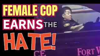 FEMALE COPS!-They ALWAYS  Earn the Hate👹👺🔴🔵Public Filming in America#1stamendmentaudit#illegaltowing