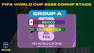 🌍⚽ FIFA World Cup 2026 – Group Stage Teams Revealed! ⚽🌍The road to glory begins here! #WorldCup2026