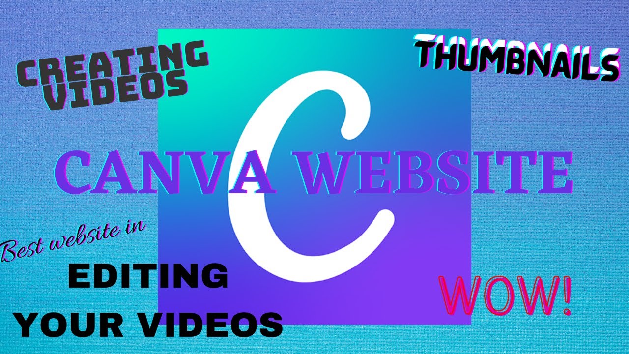 How to create Youtube Thumbnail using CANVA WEBSITE? YouTube