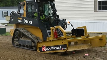 Roadrunner Grading Attachment In Action