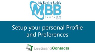 Your Profile and Preferences