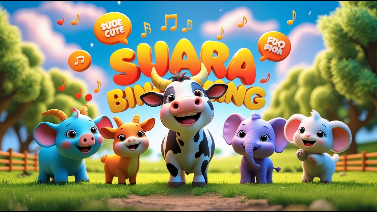 SUARA BINATANG - KOMPILASI LAGU ANAK TERBAIK SEPANJANG MASA | FUN CERIA | Family Kids