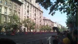 Jenson Button McLaren F1 burnout in Budapest 01.05.2012.... Sony Ericsson Xperia Mini 2. HD