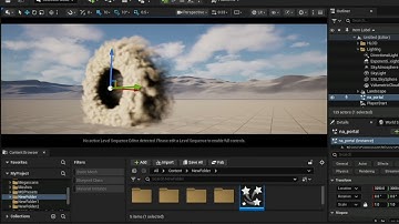 Magical Smoke Portal in Unreal Engine 5 | Niagara Fluids Volumetric VFX Tutorial