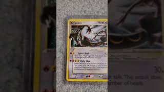 Rayquaza 107/107 Pokemon EX DEOXYS Gold Star Holo Rare LP - NM