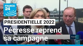 Présidentielle en France : remise du Covid-19, Valérie Pécresse reprend sa campagne • FRANCE 24