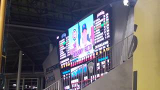 Cubs Anthony Rizzo On Scoreboard at Marlins Park