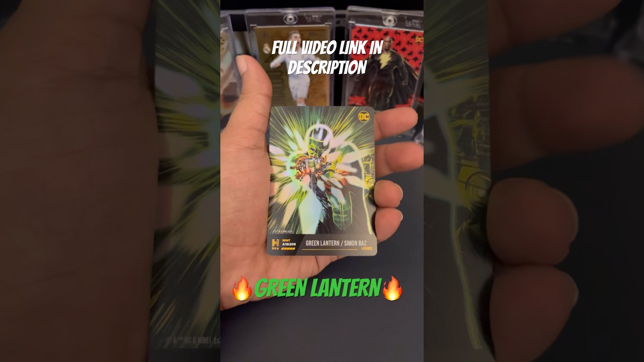 AMAZING PULL🔥🔥 Hro DC Comics Hybrid NFT Trading Cards Pack opening 