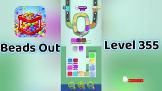 🎮 Beads Out Level 355 Walkthrough 🧩 | Tricky Bead Puzzle Solution | Mini Boss