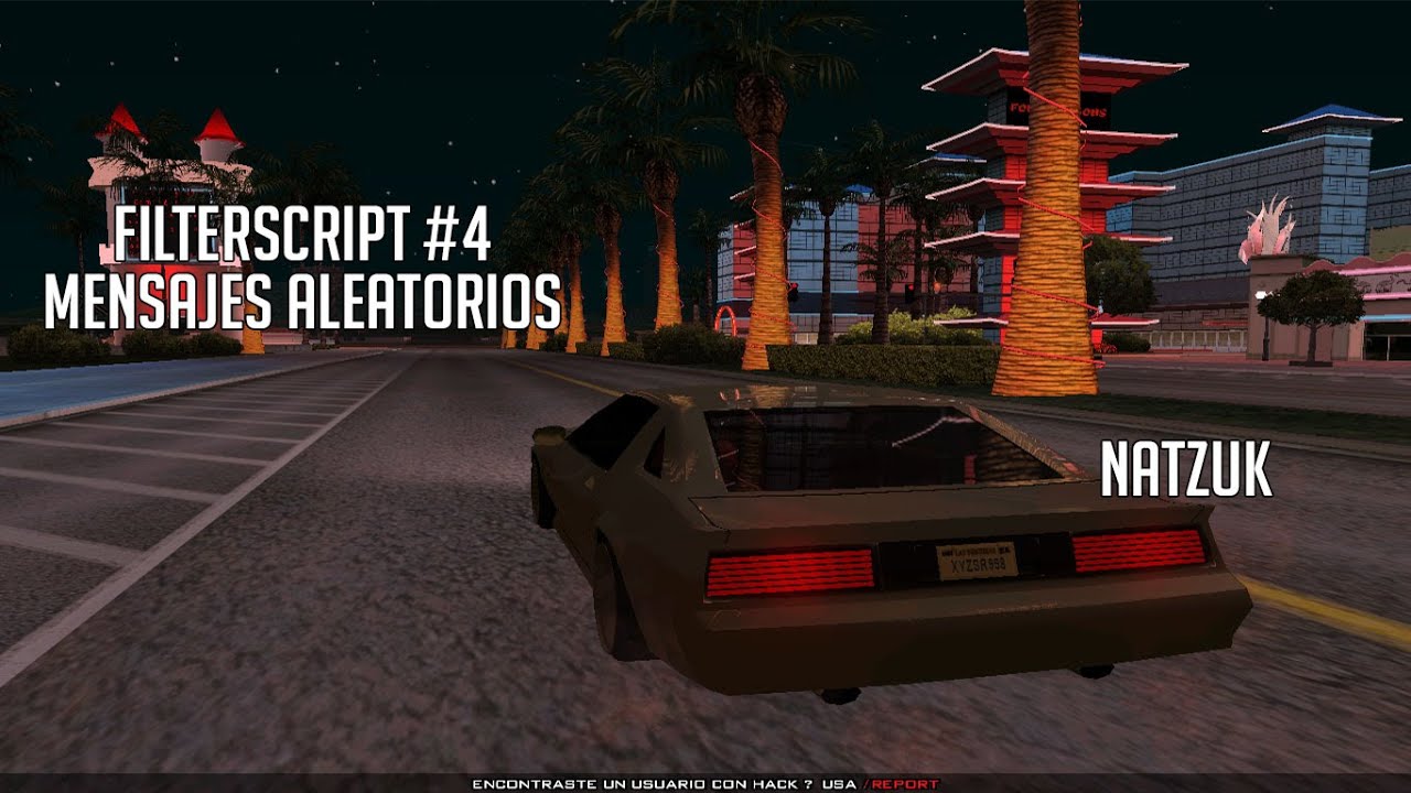 [SA-MP] Filterscript - Mensajes aleatorios [#4] - YouTube