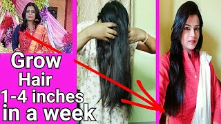 Grow Hair 1-4 Inches in 7 days | INVERSION METHOD at Home | Hair Growth Hacks | Shinny Roops