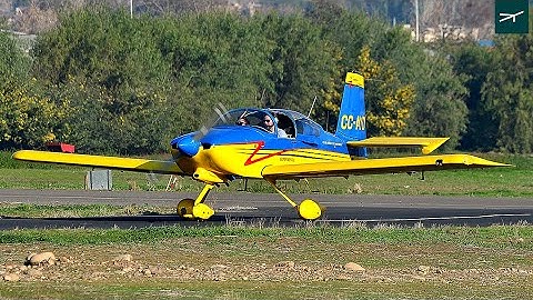 Vans RV-9A CC-AYD takeoff at Tobalaba Airport (SCTB)