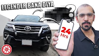 24 Hour Challenge | Toyota Fortuner | @RanaHamzaSaifRHS | PakWheels Vlogs