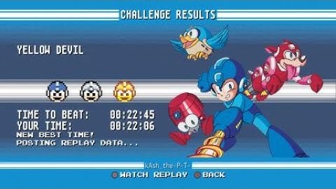 MEGAMAN - FASTEST WAY TO BEAT YELLOW DEVIL