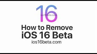 HOW TO DELETE IOS 16 FROM IPHONE (STEP BY STEP)